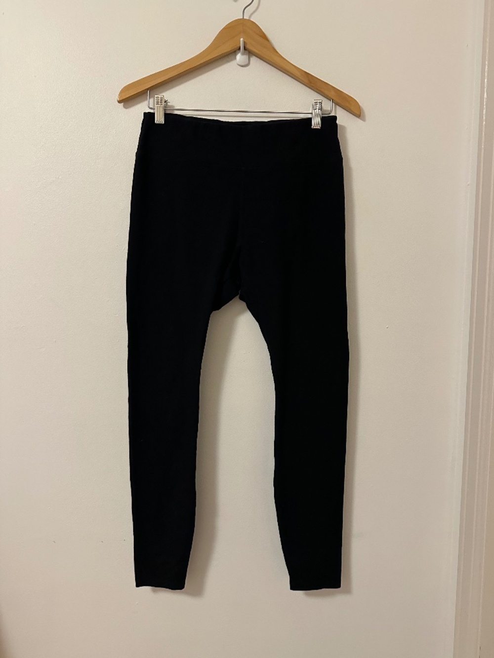 Pact Organic Cotton Black Leggings | Size Large